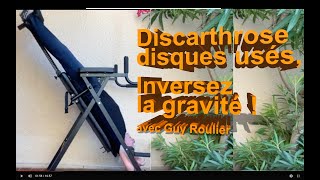 Vidéo  Table antigravité  comment lutiliser sur des disques pincés par Guy Roulier [upl. by Hallagan]