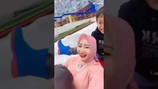 Barakallah fii umrik ya dek Jadi anak pinter n Solehah 🥰🙏anaklucu [upl. by Ahsitam28]