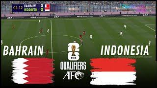 BAHRAIN vs INDONESIA Asian Qualifiers Road to World Cup 2026 Simulation and Prediction [upl. by Hoopes]