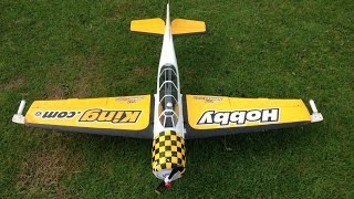 HOBBYKING YAK 52 WITH 3 AX18 4min SMOKERS [upl. by Adnohryt61]