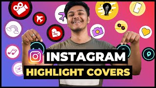 How To Create Instagram Story Highlight Covers  Make Instagram Highlight Icons Quick amp Easy [upl. by Ecirpac507]