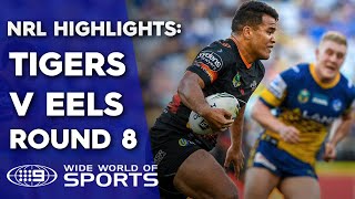 NRL Highlights Parramatta Eels v Wests Tigers  Round 8 [upl. by Demeyer]