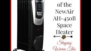 Review of the NewAir AH450B Space Heater [upl. by Hulton]