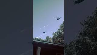 Chinook helicopter flyover aviation [upl. by Jessica]