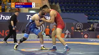 Qual GR  87 kg M AITBEKOV KGZ v A SHARIFI IRI [upl. by Spada77]