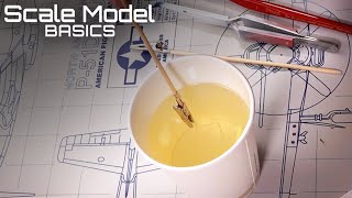 Scale Model Basics Dipping clear parts in Pledge Floor Gloss [upl. by Huebner535]