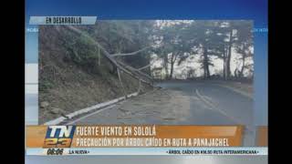 Fuerte viento causa estragos en Sololá y Totonicapán [upl. by Amleht]