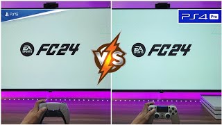 EA FC24 PS5 Vs PS4 PRO  Next Gen Vs Old Gen [upl. by Pelletier]