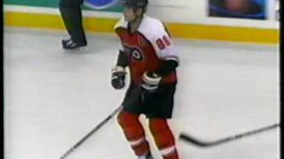 Flyers Lindros  LeClair vs Panthers March 1998 [upl. by Tirma655]