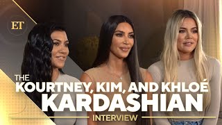 Kim Kourtney and Khloe Kardashian Talk Future of KUWTK Full Interview [upl. by Onifled]