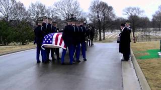 Major US Army Donald B York  Full Military Honors Funeral Arlington National Cemetery [upl. by Ymot836]