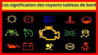 La signification des voyants de tableau de bord des voiture [upl. by Tades287]