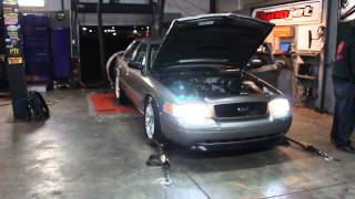 Crown vic Dyno  Mos Speed Shop [upl. by Tennes]