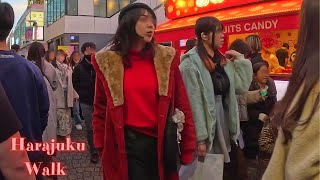 Harajuku Tokyo in Japan walk tour 【4K】1202413 [upl. by Kirschner]