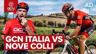 GCN Italia alla 50ª Granfondo Nove Colli [upl. by Yahsram935]