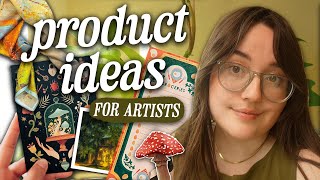 40 product ideas for YOUR art business that MAKE MONEY [upl. by Naujad]