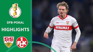 Führich redeems Stuttgart  VfB Stuttgart vs 1 FC Kaiserslautern 21  Highlights  DFBPokal [upl. by Nero134]