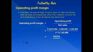 Operating Profit Margin Profitability Ratio  Financial Statements Analysis [upl. by Beaulieu15]