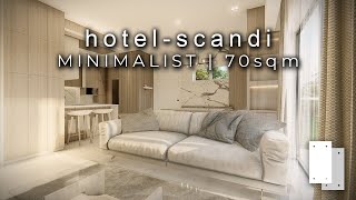 3BR DMCI Brixton Place 70sqm  HotelScandinavian Minimalist  Zenith by Béton Brut [upl. by Reste]