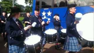 The RAF Halton Pipe Band at The World Pipe Band Championships 2012 [upl. by Arama848]