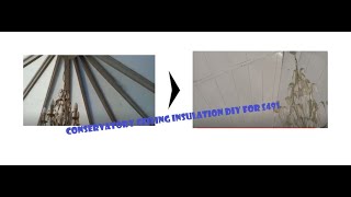 How to DIY  Conservatory Roof Insulation plus UPVC Cladding for £491  with Tips SAVED £5000 [upl. by Elston814]