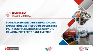 Seminario Virtual Fortalecimiento de Capacidades en Gestión del Riesgo de Desastres  10 setiembre [upl. by Mell299]