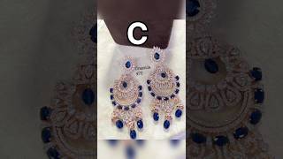 Choose your name first latter and see your jhumka latestcollection2024 viral newfancydesigner [upl. by Gayla]