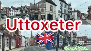 Uttoxeter  Countryside  Street View  2024 🇬🇧 [upl. by Atnad]