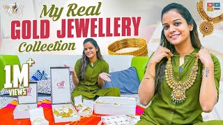 My Real Gold Jewellery Collection  Mahishivan  Tamada Media [upl. by Anelyak]