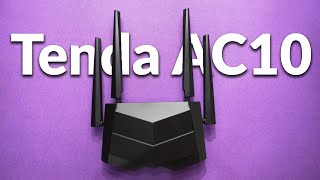 1200 Mbps 🔥 5ghz Tenda AC10 AC1200 Router Unboxing  Review  Under 2500 Rupees Best Router [upl. by Drugge243]