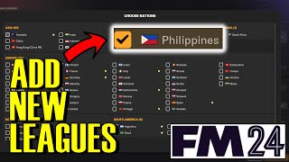 How To Load New Leagues Into Football Manager [upl. by Adnawad]