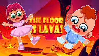 The Floor Is Lava 🌋  Dance Songs for Kids amp MORE  Comy Zomy Kids Songs [upl. by Diahann417]