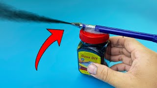 Ingenious Way To Make A Paint Sprayer With A Pen That Not Many People Know [upl. by Llerol660]