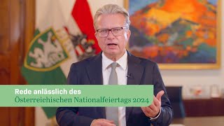 Rede von Landeshauptmann Christopher Drexler anlässlich des Österreichischen Nationalfeiertags 2024 [upl. by Drislane]