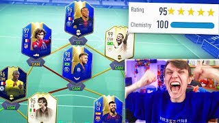 98 TOTS NEYMAR 195 RATED LIGUE 1 FUT DRAFT FIFA 19 [upl. by Bardo]