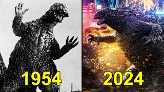 Evolution of Godzilla in Movies Cartoons amp TV 19542024 [upl. by Sutton]