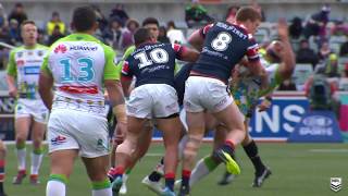 2018 NRL Big Hits  Napa stops Lui [upl. by Nylzaj]