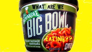 Chef Boyardee BIG BOWL Italian Sausage Marinara  WHAT ARE WE EATING WHY  The Wolfe Pit [upl. by Arhna35]