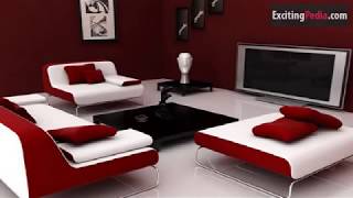 15 Maroon Colored Living Room Walls Decor Ideas [upl. by Enihpesoj]