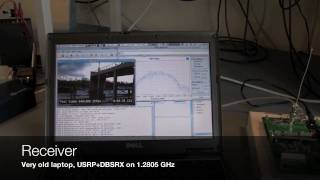 DVB with GNU Radio and Gstreamer  Webcam [upl. by Nasah]