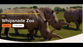 ZSL Whipsnade Zoo  Part 1 One of Europes largest wildlife conservation parks covering 600 acres [upl. by Nauhs]