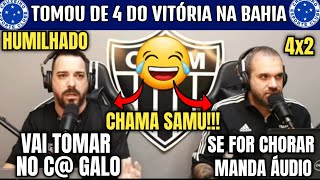 🐓😂 CHAMA SAMU  ATLÉTICANOS TOMARAM DE 4X2 PARA O VITÓRIA E FICARAM MALUCOS AO VIVO [upl. by Sihun]