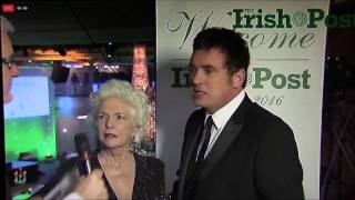 The Irish Post Awards 2016  Shane Richie and Fionnula Flanagan Interview 25112016 [upl. by Free]