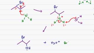 Halohydrin Formation  Alkene Reaction Mechanism [upl. by Oznarol416]