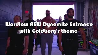 Wardlow AEW Dynamite entrance with Goldbergs Theme [upl. by Ellen]