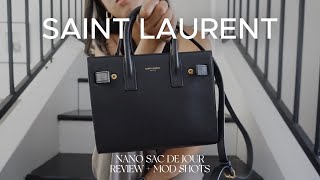 SAINT LAURENT  nano sac de jour indepth review [upl. by Sulakcin]