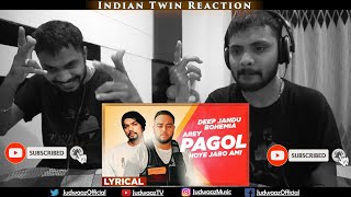 Indian Twin Reaction  Arey Pagol Hoye Jabo Ami  Deep Jandu  Bohemia [upl. by Eniamrahs]