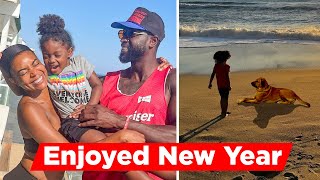 Dwyane Wade Enjoyed New Year Beach Trip With Daughter Kaavia [upl. by Acimahs]