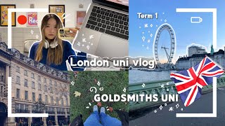 London uni vlog💌  Goldsmiths uni Fine Art student Productive days [upl. by Faires]