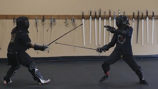 HEMA instructors in rapier sparring Lee Smith vs Richard Marsden [upl. by Pru]